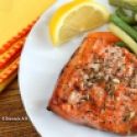 Filet de saumon aux pices