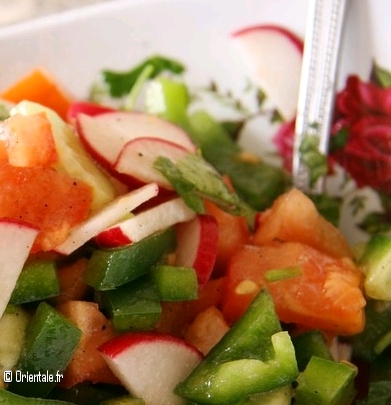 Salade de legumes crus Salade de legumes crus