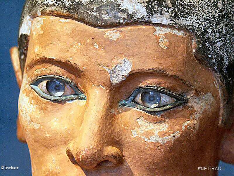 Scribe aux yeux bleus