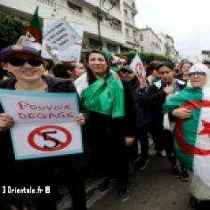 Manifestants  Alger, Algrie