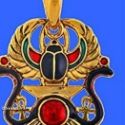 Pendentif egyptien scarabée et ail Pendentif egyptien scarabée et ail