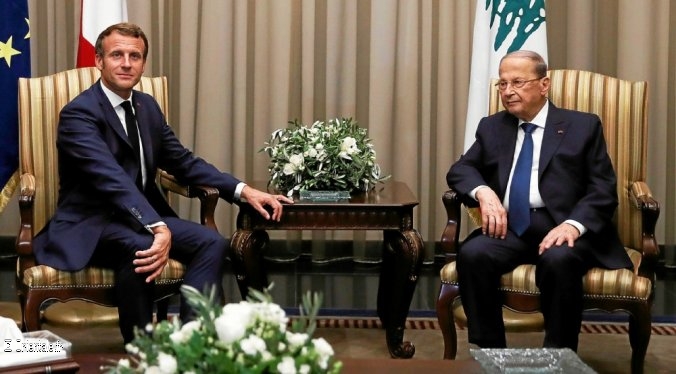 Le Président Macron Liban Le Président Macron Liban