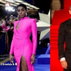 Les acteurs principaux de James Bond, Lashana Lynch et Daniel Craig