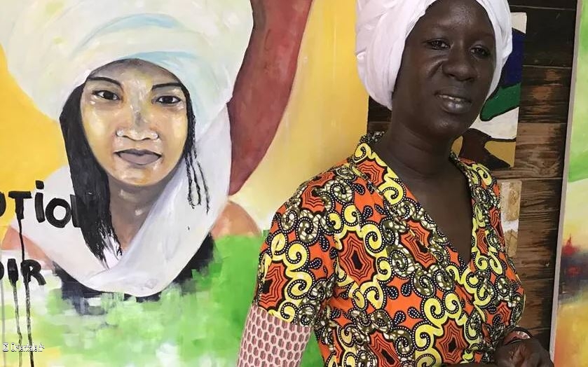 Mauritanienne, peintre Mauritanienne, peintre
