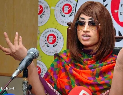 Qandeel Baloch à Lahore au Pakistan en juin 2016, victime d'un crime d'honneur Qandeel Baloch à Lahore au Pakistan en juin 2016, victime d'un crime d'honneur