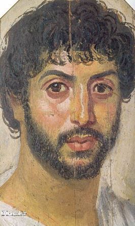 Portrait d'un homme égyptien de l'Antiquité, dit portrait du Fayoum, Ier s. apres J-C. Portrait d'un homme égyptien de l'Antiquité, dit portrait du Fayoum, Ier s. apres J-C.