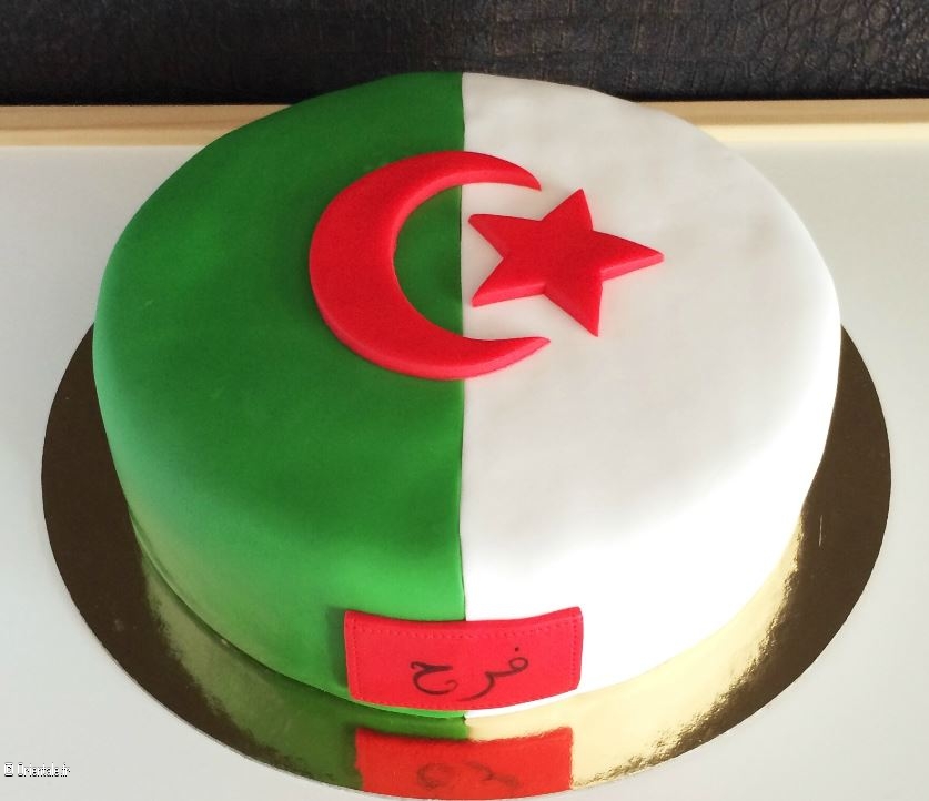 Gateau pour soutenir l'Algérie Gateau pour soutenir l'Algérie