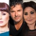 Les artistes libanais Rola Hamadeh, Ragheb Alama et Elissa Les artistes libanais Rola Hamadeh, Ragheb Alama et Elissa