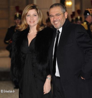 Elie Saab et Claudine, son �pouse