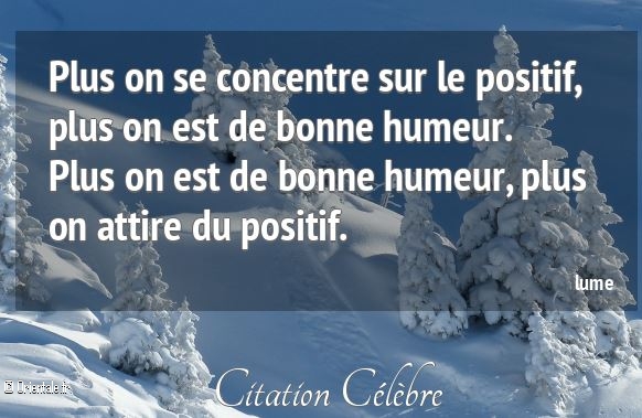 Bonne humeur Bonne humeur