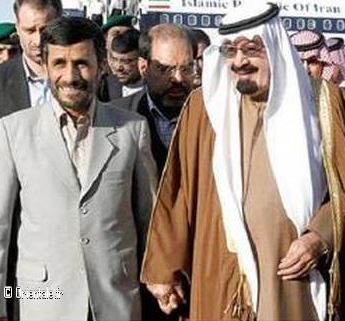 Ahmadenidjad en compagnie du roi d'Arabie saoudite Ahmadenidjad en compagnie du roi d'Arabie saoudite
