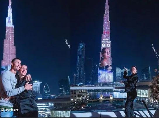 Cristiano Ronaldo et Georgina Rodriguez à Dubai en janvier 2022 Cristiano Ronaldo et Georgina Rodriguez à Dubai en janvier 2022