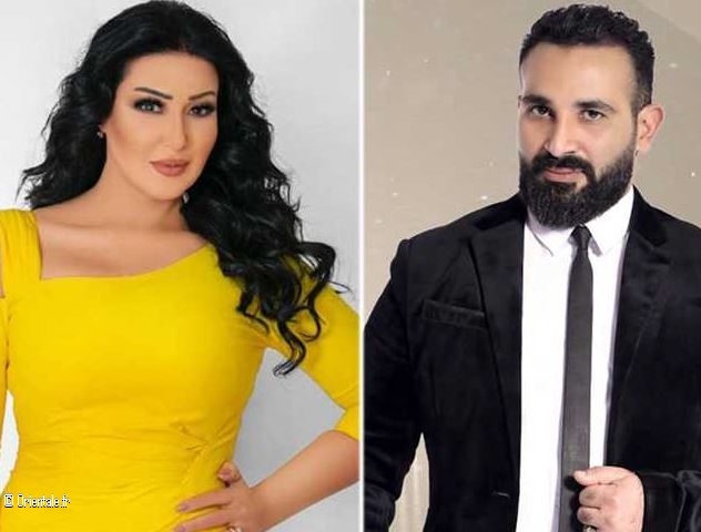 Somaya Al Khashab à gauche, Ahmed Saad à droite Somaya Al Khashab à gauche, Ahmed Saad à droite