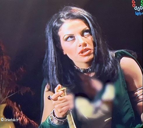 Le corps flouté d'une actrice, dans la série Al Kawaser Le corps flouté d'une actrice, dans la série Al Kawaser