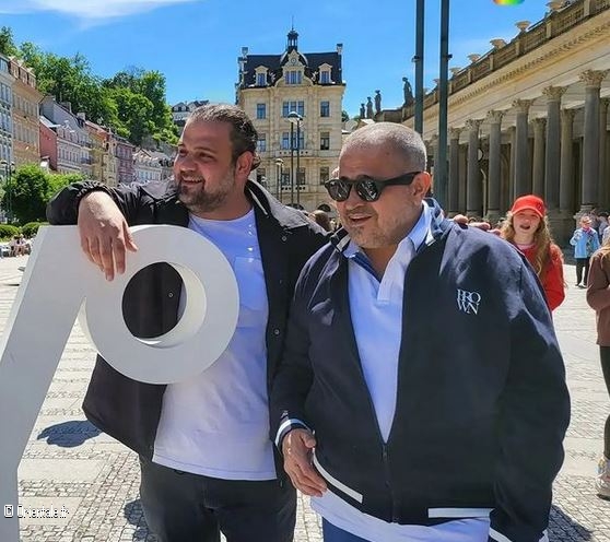 George Wassouf et son fils Wadih, décédé prématurément George Wassouf et son fils Wadih, décédé prématurément