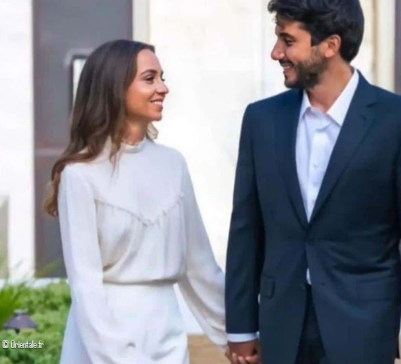 Princesse Iman de Jordanie avec son fiancé, Jamil Thermiotis Princesse Iman de Jordanie avec son fiancé, Jamil Thermiotis