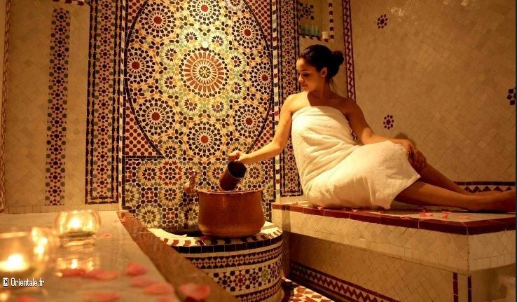 Femme au hammam