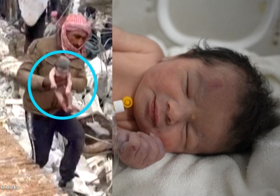 Aafra, le bébé miraculé de Syrie Aafra, le bébé miraculé de Syrie