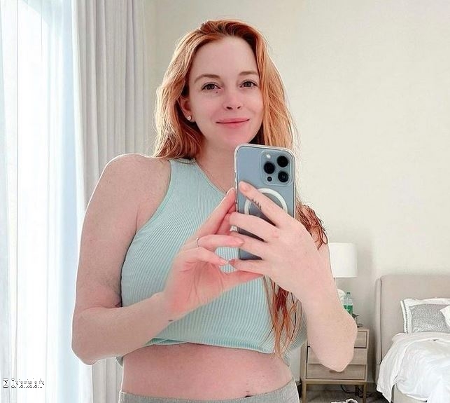 Lindsay Lohan quelques semaines après son accouchement, le 1er août 23 Lindsay Lohan quelques semaines après son accouchement, le 1er août 23