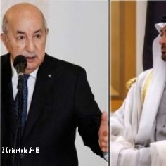 Abdel Majid Tebboune et Mohammed Ben Zayed