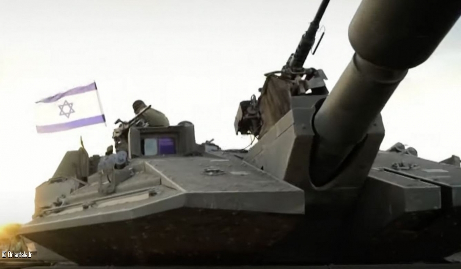 Un tank isralien - crdit photo AFP
