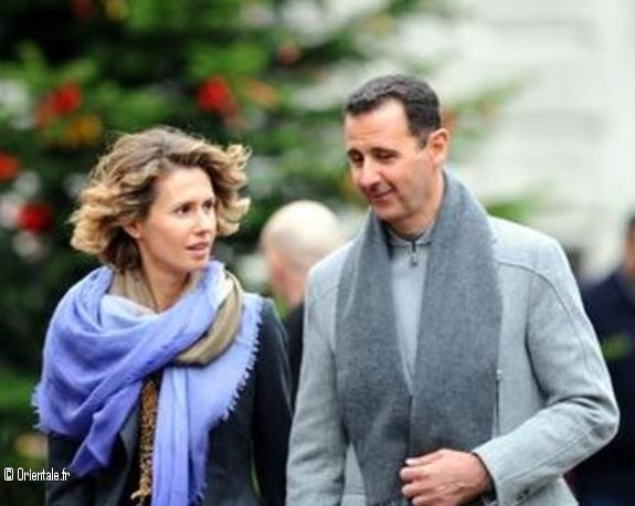 Asma et Bachar Al-Assad en 2012 Asma et Bachar Al-Assad en 2012